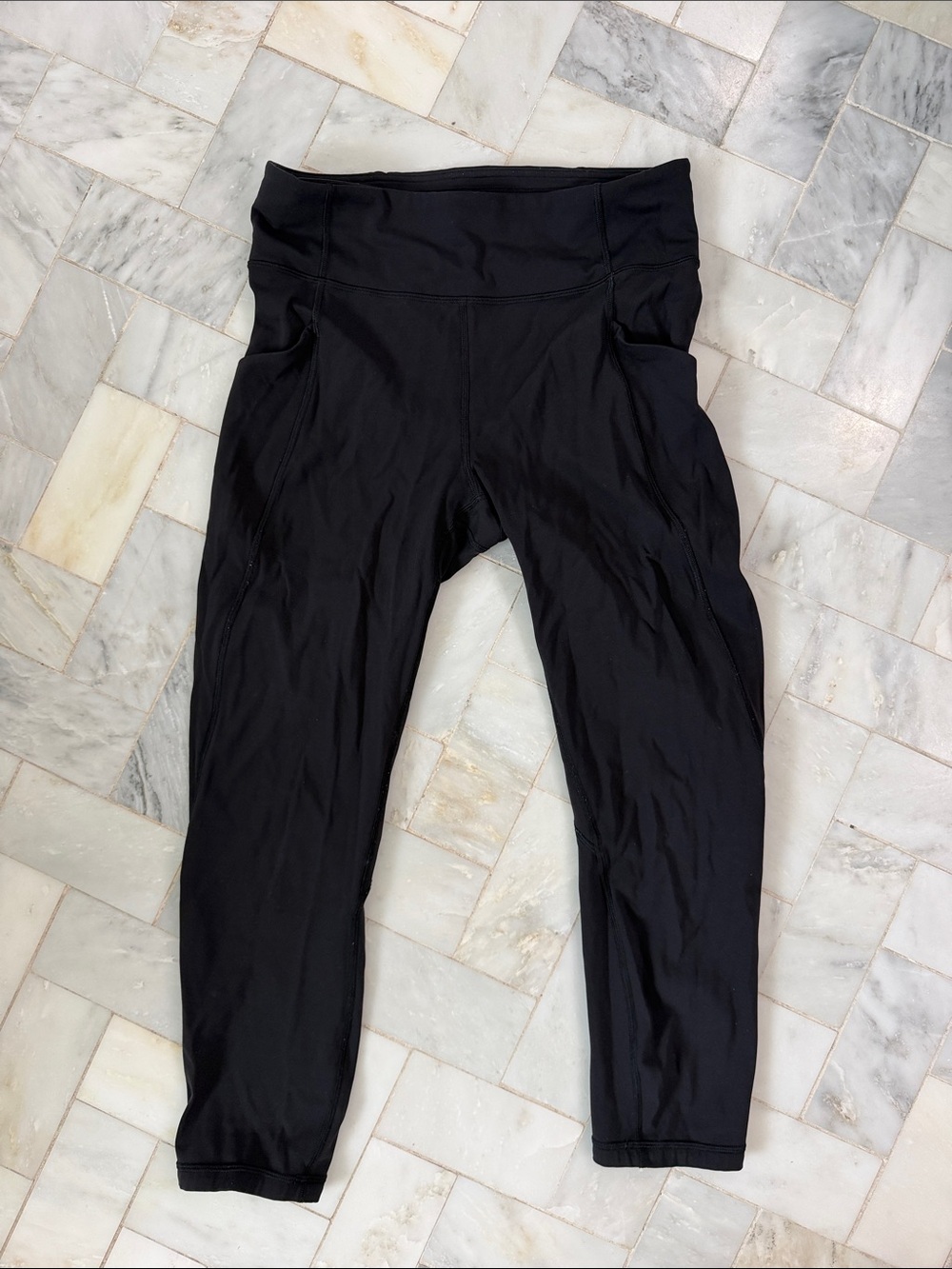 Lulu lemon Black High-Waist Athletic Leggings